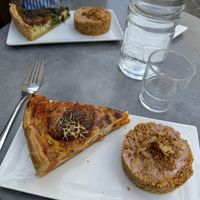 Quiche en tabouleh  at Le Tres Superbe in Chartres