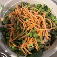 Siam I am salad. No tofu available. Allowed sub chicken peas. No onions. No dressing-had some on side    at AUS - MAD Greens - Barbara Jordan Terminal in Austin