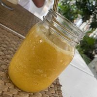 That smoothie was a bomb 😍 with ginger and pasion fruit   at Tropic Bowl in Las Terrenas