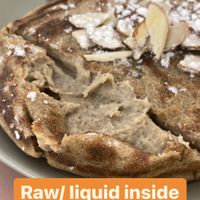Raw pancakes 🤨  at Tropic Bowl in Las Terrenas
