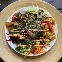 Vegan spot  at Tropic Bowl in Las Terrenas