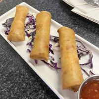 Fried veggie spring rolls  at Thian's Thai Fusion in Ocean Shores