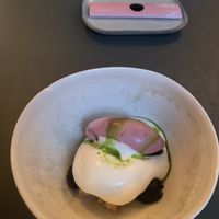 vegan 4 course menu (that’s the dessert) - yum  at Neue Taverne in Zurich