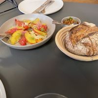 Serving to share with partner   at Neue Taverne in Zurich