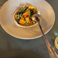 Serving to share with partner   at Neue Taverne in Zurich