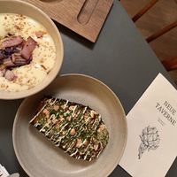 Eggplant and chinese cabbage  at Neue Taverne in Zurich