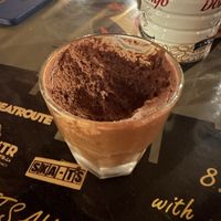 Vegan Chocolate mousse   at Lagoonies Bistro & Bar in Cole Bay