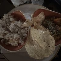 Red lentil curry   at Lagoonies Bistro & Bar in Cole Bay