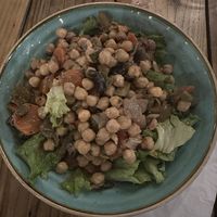 Chickpea salad   at Lagoonies Bistro & Bar in Cole Bay