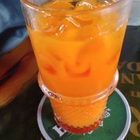 Juice : pineapple, turmeric and more at Lagoonies Bistro & Bar in Cole Bay