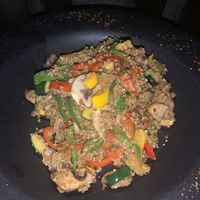 Quinoa stir fry  at Hamachi in Cartagena