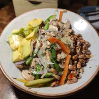 Mushroom ceviche at Hamachi in Cartagena