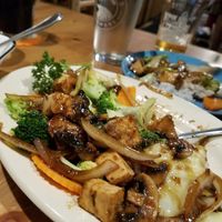 Garlic and pepper tofu at Bay View Thai Kitchen in Depoe Bay