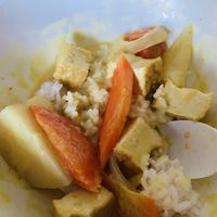 Yellow Curry at Bay View Thai Kitchen in Depoe Bay