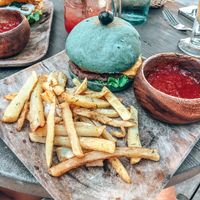 Sloppy Josè Burger at Shaka - Lio Beach in El Nido