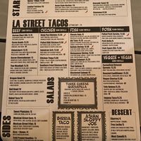 Menu  at Dirty Taco + Tequila in Wantagh