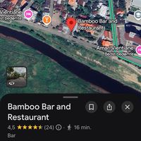   at Bamboo Bar and Restaurant in Vientiane