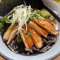 tofu black garlic ramen  at Takumi in Rotterdam