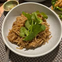 Garlic Noodles sides  at Giggling Squid in Henley-on-thames