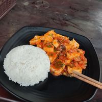 Tofu with Tomatosauce at Sophie Homy in Dong Hoi