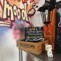 Great place to do some work & eat vegan   at Vegan Box in Faro