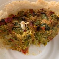 Vegan quiche at The Organic Deli & Market in Buenos Aires