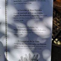 Main dishes at Fajoma in Havana