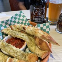 Vegan Breadsticks  at Dangerous Minds Brewing Co in Pompano Beach