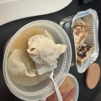 Wonton soup, not bad  at Amitabha Vegan in Fresh Meadows