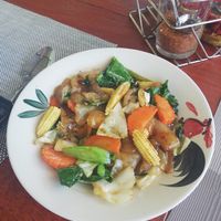 Fried Soya Noodle - so good! at Sweet Chilli in Phuket