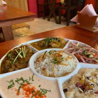 Veg thali  at Garhwal in Cusco