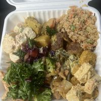Hot food & salad bar ($14.99/lb)  at Down to Earth in Kahului