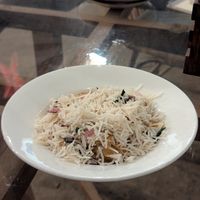 Jackfruit biriyani at Gratitude in Anjuna