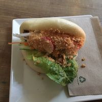 tempeh bao bun  at Cafe Vux in Berlin