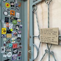 Entrance at Cafe Vux in Berlin