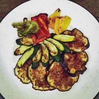 Verdure grigliate.t at Hotel Freina in Selva Di Val Gardena