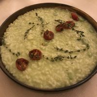 Vegan risotto con fave at Hotel Freina in Selva Di Val Gardena