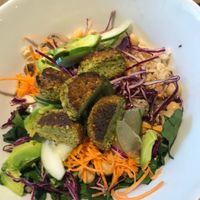 Umami salad with extra falafel (close up)  at freshii in Lima
