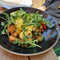 Sweet Potato Just Egg Hash at Hungry Angelina in Long Beach