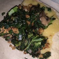 1 piece of mushroom flatbread at Hungry Angelina in Long Beach