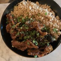 Orange chicken at Hungry Angelina in Long Beach