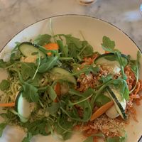 Raw spaghetti at Hungry Angelina in Long Beach