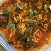 Sausage pizza (spicy)  at Hungry Angelina in Long Beach