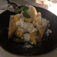 Mango sorbet  at Hungry Angelina in Long Beach