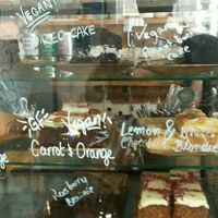 Clearly labelled treats at The Boatyard in North Shields