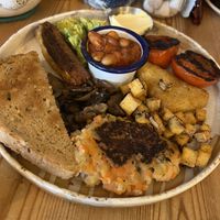 Plant based breakfast   at The Boatyard in North Shields