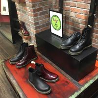 Vegan section at Dr. Martens in Washington
