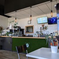 Inside...so cute! at Sabia Plant Based Eatery in Guaynabo