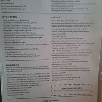 Menu 1/2 at The Woodvale in Cowes