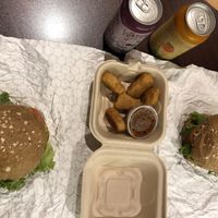 We had the mock chicken nuggets too! at Down to Earth - Store and Deli in Kahului